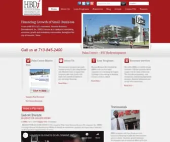 Hbdi.org(Houston Business Development Inc) Screenshot