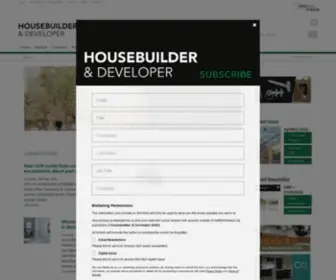 Hbdonline.co.uk(Housebuilder & Developer) Screenshot