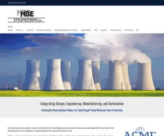 Hbe-Engineering.com(Automatic Recirculation Valves) Screenshot