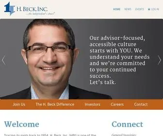 Hbeckinc.com Screenshot