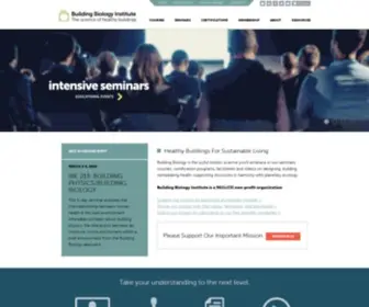 Hbelc.org(Healthy Buildings For Sustainable Living) Screenshot