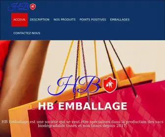 Hbemballage-DZ.com(HB Emballage) Screenshot