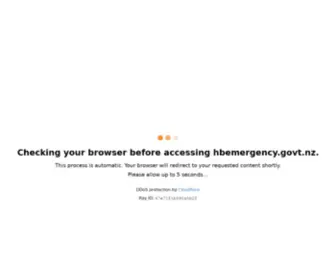 Hbemergency.govt.nz(Hawke's Bay Emergency Management) Screenshot