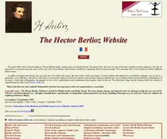 Hberlioz.com(Hector Berlioz) Screenshot