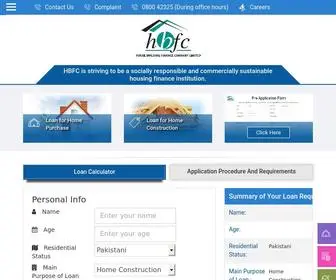 HBFCL.com(House Building Finance Company Limited (HBFC)) Screenshot