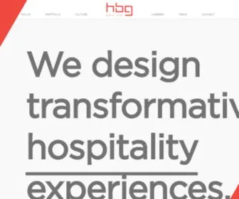 Hbginc.com(HBG Design. Designing Experience) Screenshot