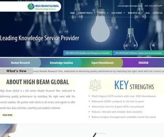 HBGknowledge.com(High Beam Global) Screenshot