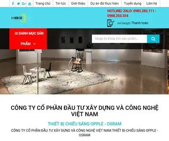 HBglighting.com.vn(THIẾT BỊ CHIẾU SÁNG OPULIGHT) Screenshot