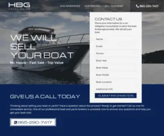 HBgyachtsales.com(HBG Yachts) Screenshot