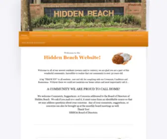 Hbhoa.com(Hiddenbeach HOA) Screenshot