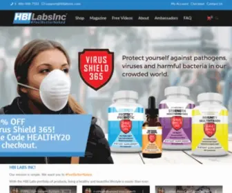 Hbilabsinc.com(HBI Labs Inc) Screenshot