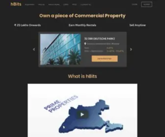Hbits.co(Fractional Real Estate Ownership Platform) Screenshot