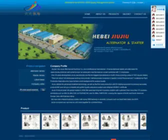 Hbjiujiu.com(HeBei JiuJiu Mechanical Electrical Co) Screenshot