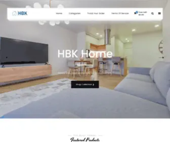 HBkhome.com(HBK Home) Screenshot