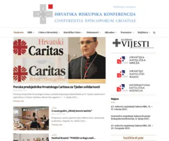 HBK.hr(Hrvatska biskupska konferencija) Screenshot