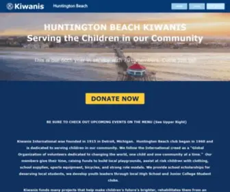 Hbkiwanis.org(Huntington Beach) Screenshot