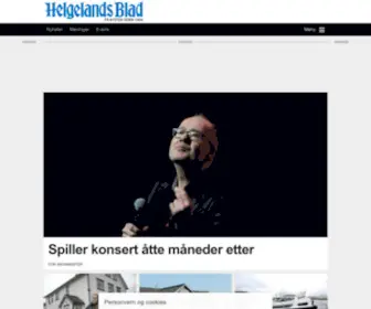 Hblad.no(Helgelands Blad) Screenshot