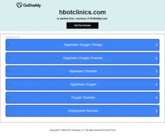 Hbotclinics.com(HBOT Clinics Inc) Screenshot