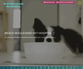 Hbpetvets.com(Beach Blvd. Pet Hospital) Screenshot