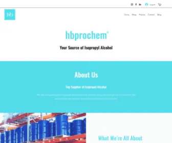 HBprochem.com(Isopropyl Alcohol) Screenshot