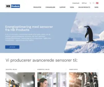 HBproducts.dk(HB Products) Screenshot
