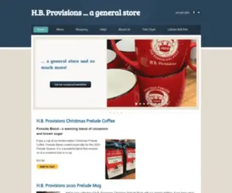 HBprovisions.com(H.B) Screenshot