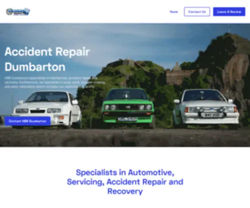 HBrdumbarton.com(HBR Accident Repair) Screenshot
