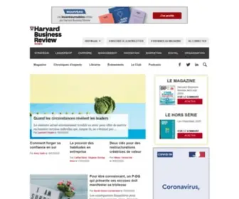 HBRfrance.fr(Harvard Business Review France) Screenshot
