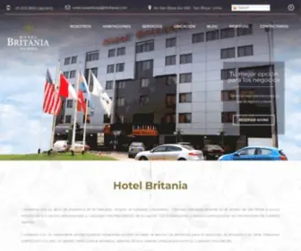 Hbritania.com(Hoteles Britania) Screenshot