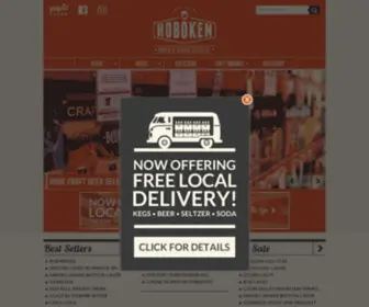 Hbso.com(Hoboken Beer & Soda Outlet) Screenshot