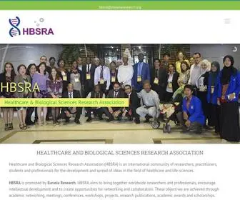 HBsra.org(Healthcare and Biological Sciences Research Association) Screenshot