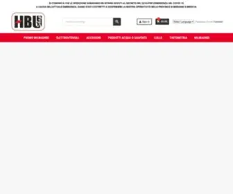 Hbushop.it(Vendita prodotti per l'industria) Screenshot