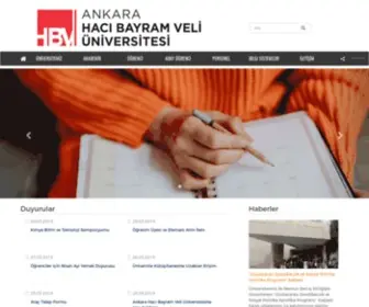 HBV.edu.tr(Hacıbayram) Screenshot