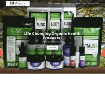 Hbvitality.com(HB Naturals Your Natural Path to Financial Freedom) Screenshot