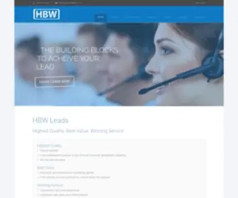 HBwleads.com(HBW Leads) Screenshot