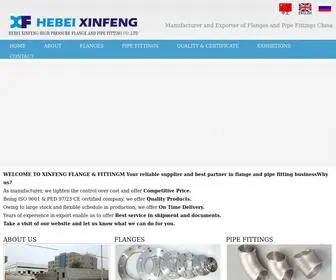 HBXFGJ.com(HEBEI XINFENG HIGH PRESSURE FLANGE AND PIPE FITTING CO.LTD) Screenshot