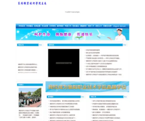 HBXYHX.com(襄阳市护士学校) Screenshot