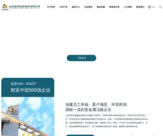 HBYL.cn(山东恒邦冶炼股份有限公司) Screenshot