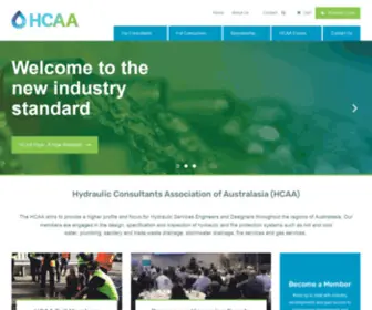 Hcaa.org.au(Hydraulic Consultants Association (Australasia) Ltd) Screenshot