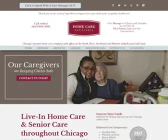 Hcachicagojobs.com(Caregiver Application) Screenshot