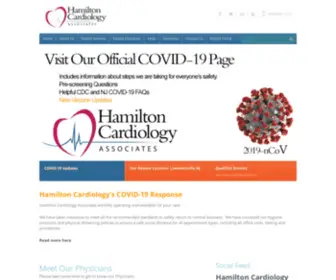 Hcahamilton.com(Hamilton Cardiology Associates) Screenshot