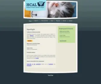 Hcalnj.org(Hudson County Animal League (HCAL)) Screenshot