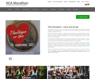Hcamarathon.dk(HCA Marathon) Screenshot