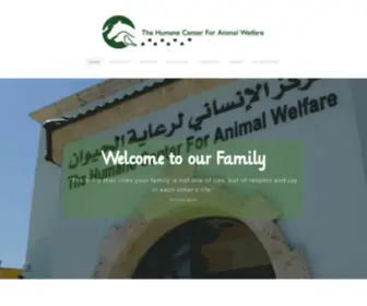 Hcaw-Jordan.org(Humane Center for Animal Welfare) Screenshot