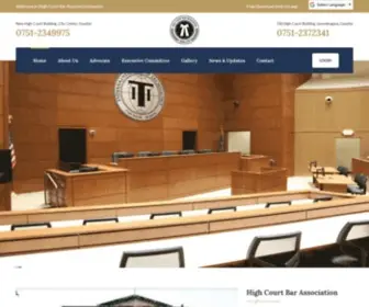 Hcbagwl.org.in(High Court Bar Association) Screenshot