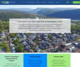 Hcbi.com(Huntingdon County Business and Insdustry) Screenshot