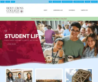 HCC-ND.edu(Holy Cross College) Screenshot
