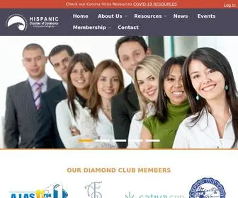 HCccova.org(The Hispanic Chamber of Commerce of Coastal Virginia) Screenshot