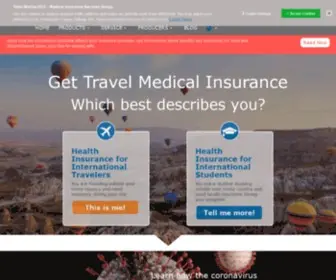 HCcmis.com(Travel Insurance by WorldTrips) Screenshot