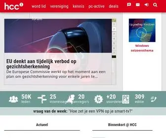 HCC.nl(Hcc is een vereniging van computer) Screenshot